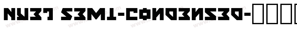 Nyet Semi-Condensed字体转换
